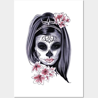 horror carnival mask for women Posters and Art